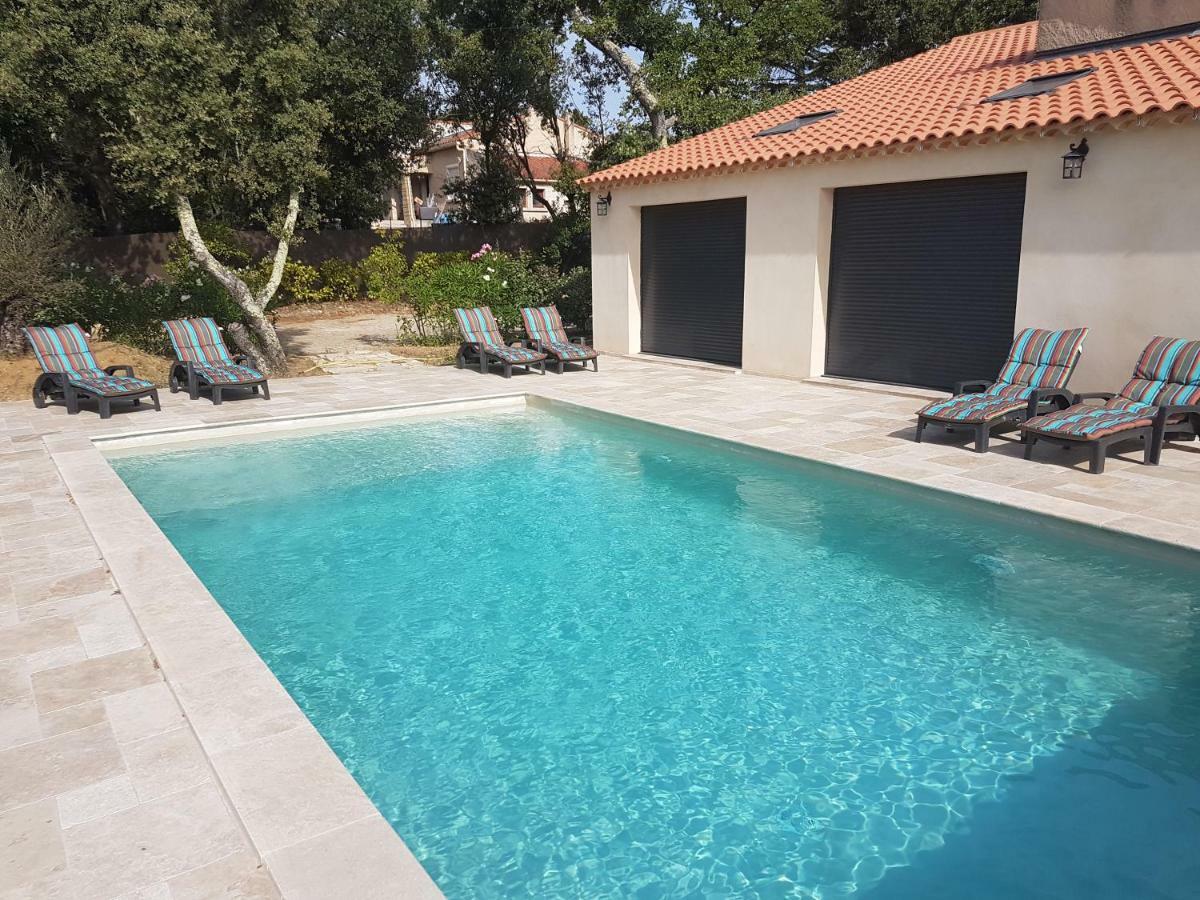 La Casita Villa Avec Piscine Pres D'Uzes Saint-Laurent-la-Vernède Eksteriør bilde