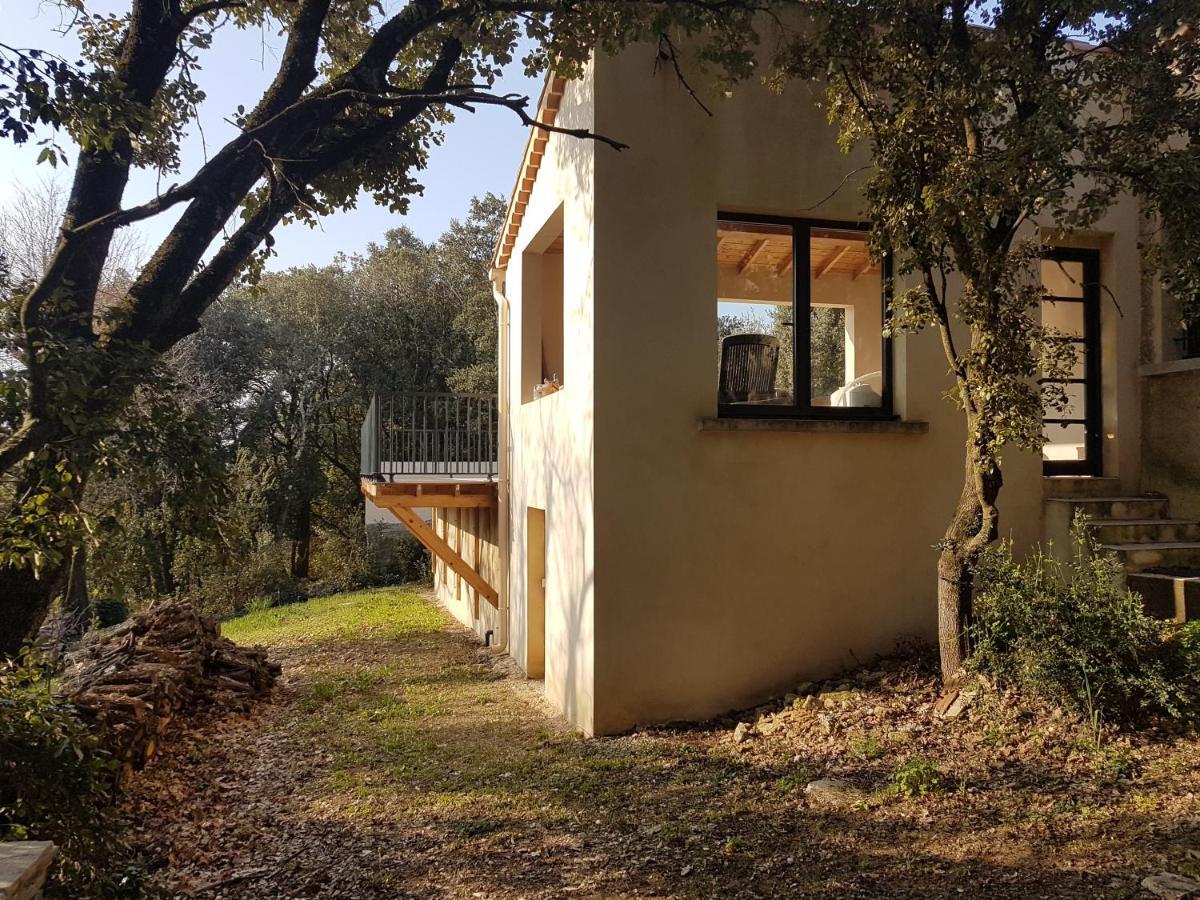 La Casita Villa Avec Piscine Pres D'Uzes Saint-Laurent-la-Vernède Eksteriør bilde